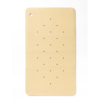 Tapis de bain rectangle antidérapant 39.5cm x 69.5cm en caoutchouc Sand