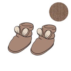 Chaussons Teddy en laine Callisto Moon