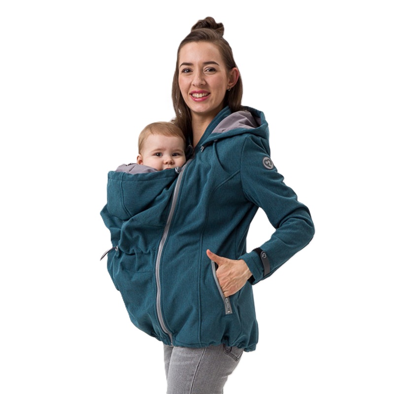 Manteau Maternité Hiver - Veste Portage Bébé Amovible - Chaud Et élégant - Pour Grossesse Et Portage - Marron - 10